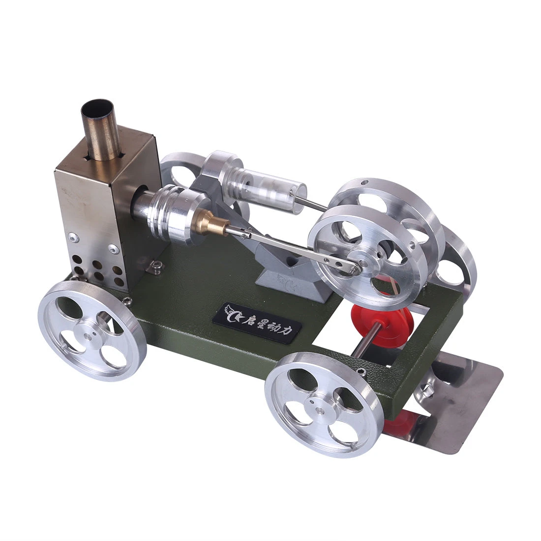ENGINEDIY Stirling Engine Car Model Set Engine DIY Assembly Kit Physical Experiment Toy - Image 7