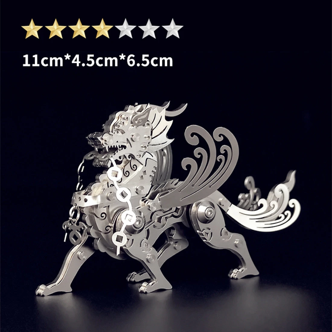 3D Metal Puzzle Mechanical Pixiu Model DIY Assembly - Image 17
