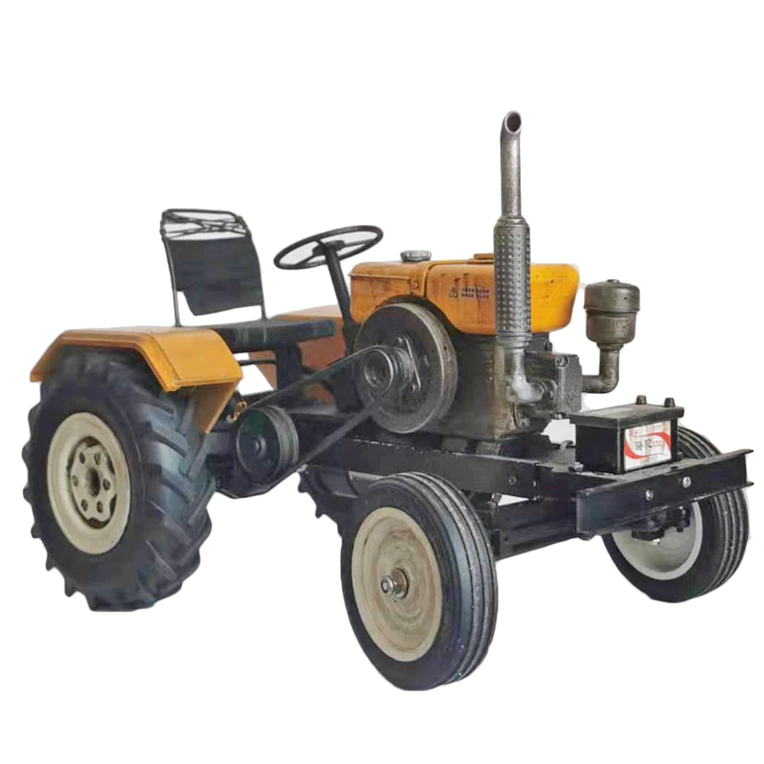 1/10 2.4G RC Tractor 4×2 Electric Antique Tractor Model Agricultural Transport Vehicle Toy - Image 2