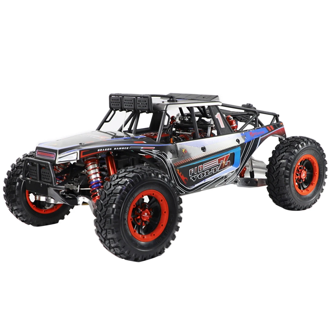 FID RACING VOLTZ 1/5 RC Car 110+KM/H High-speed Electric 4WD RC Off-road Vehicle Desert Truck - Image 3