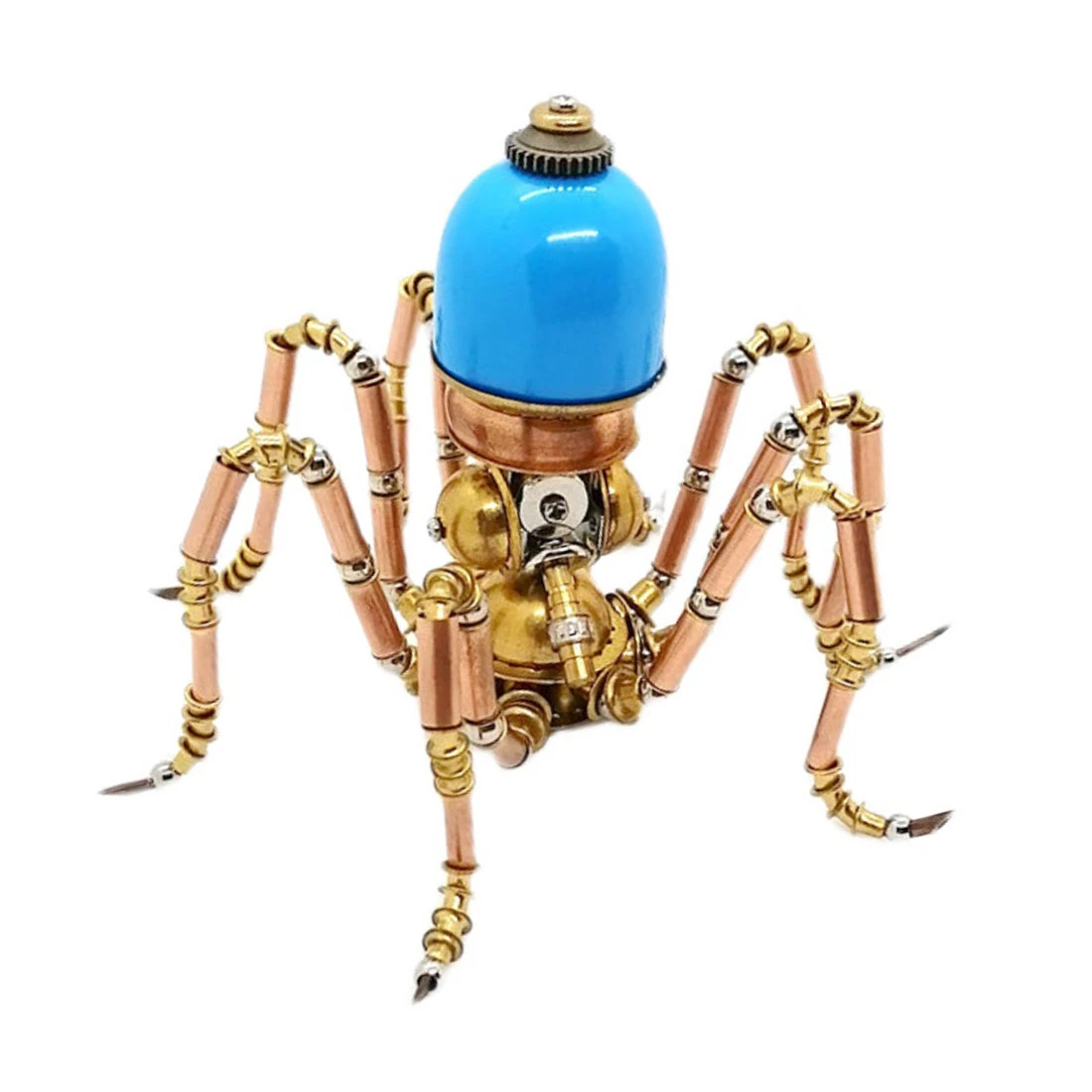 3D Puzzle Model Kit Steampunk Style Mechanical Octopus DIY Assembly Jigsaw Crafts Creative Gift-100PCS+