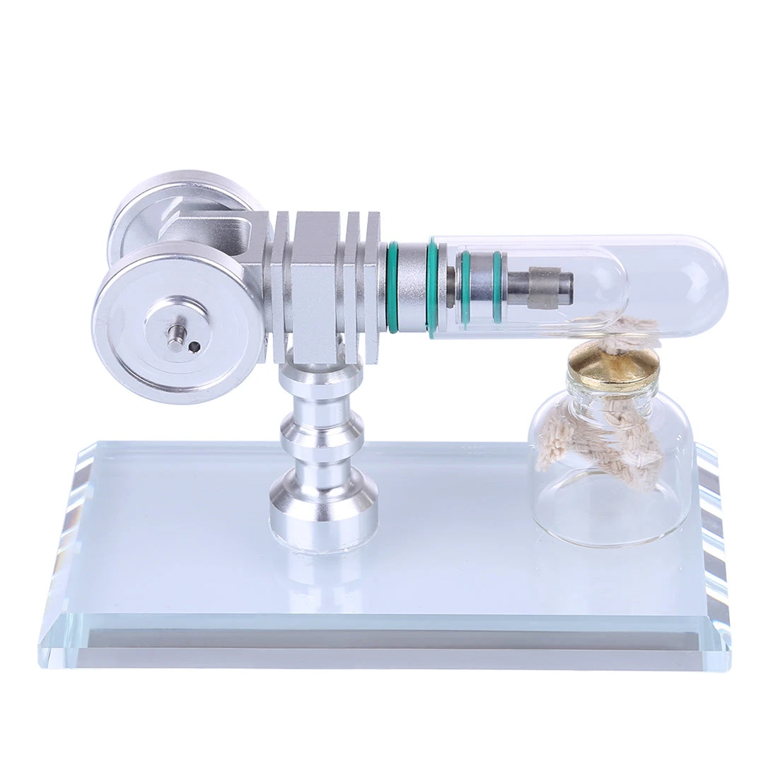 Mini Stirling Engine Kit High Speed Free Piston Pocket-Sized Stirling Engine Model Enginediy - Image 3