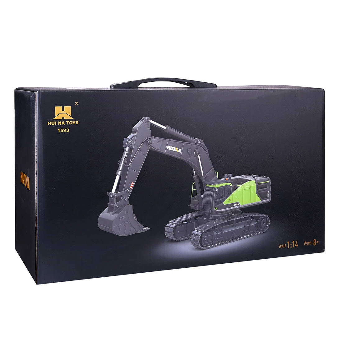 HUINA 1593 1:14 RC Excavator Remote Control Truck 22CH 2.4G Engineering Model Toy - Image 11