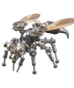 126Pcs DIY Metal Wasp Assembly Model 3D Metal Insect Model Kit