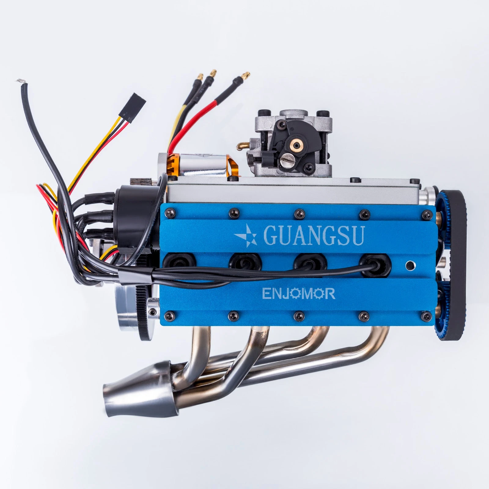 36cc DOHC Inline 4 Cylinder 4 Stroke Water-cooled Electrically Started Gasoline Engine Model For RC Model Car Boat Tank Airplane - Image 5