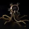 3D Metal Steampunk Galaxy Craft Puzzle Mechanical Octopus With Bluetooth Speaker Model DIY Assembly For Home Decor Creative Gift-1060PCS