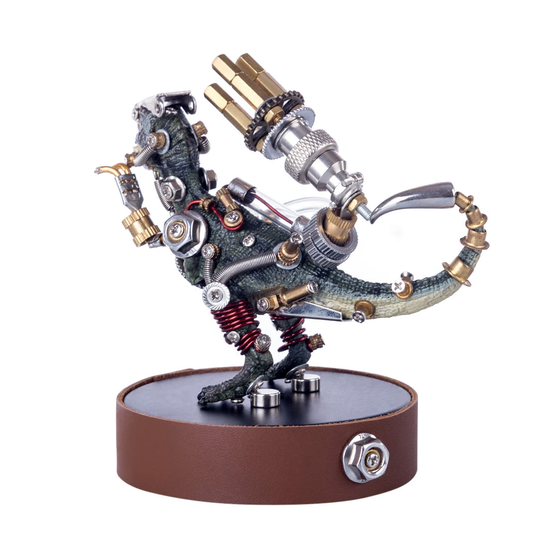 3D Metal Model Kit Mechanical Dinosaur DIY Games Assembly Puzzle Jigsaw Creative Gift - 136PCS - Image 5