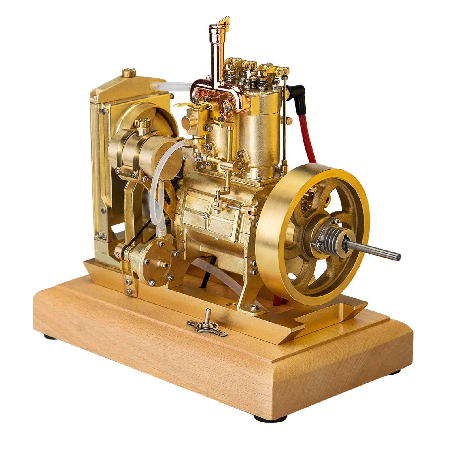 H74 5CC 2-cylinder 4 Stroke Water Cooled Gasoline Engine ICE Model Internal Combustion Engine - Image 4