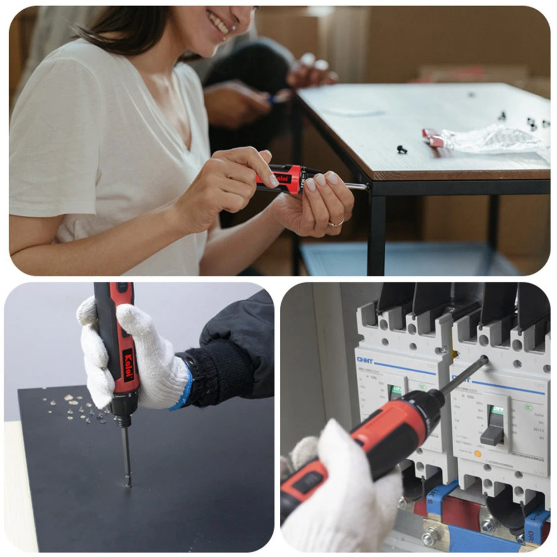 Portable Precision Electric Torque Screwdriver Set DIY Tools For TECHING Engine Model Building And More - Image 7