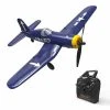 VOLANTEXRC F4U Corsair Airplane 400mm Wingspan Airplane 2.4G RC 4CH Airplane Fixed Wing Aircraft With Xpilot Gyro System For Beginner - RTF