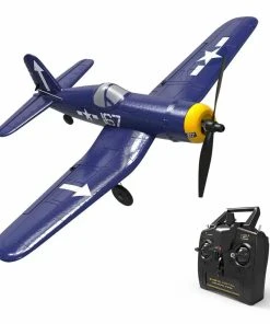 VOLANTEXRC F4U Corsair Airplane 400mm Wingspan Airplane 2.4G RC 4CH Airplane Fixed Wing Aircraft With Xpilot Gyro System For Beginner - RTF