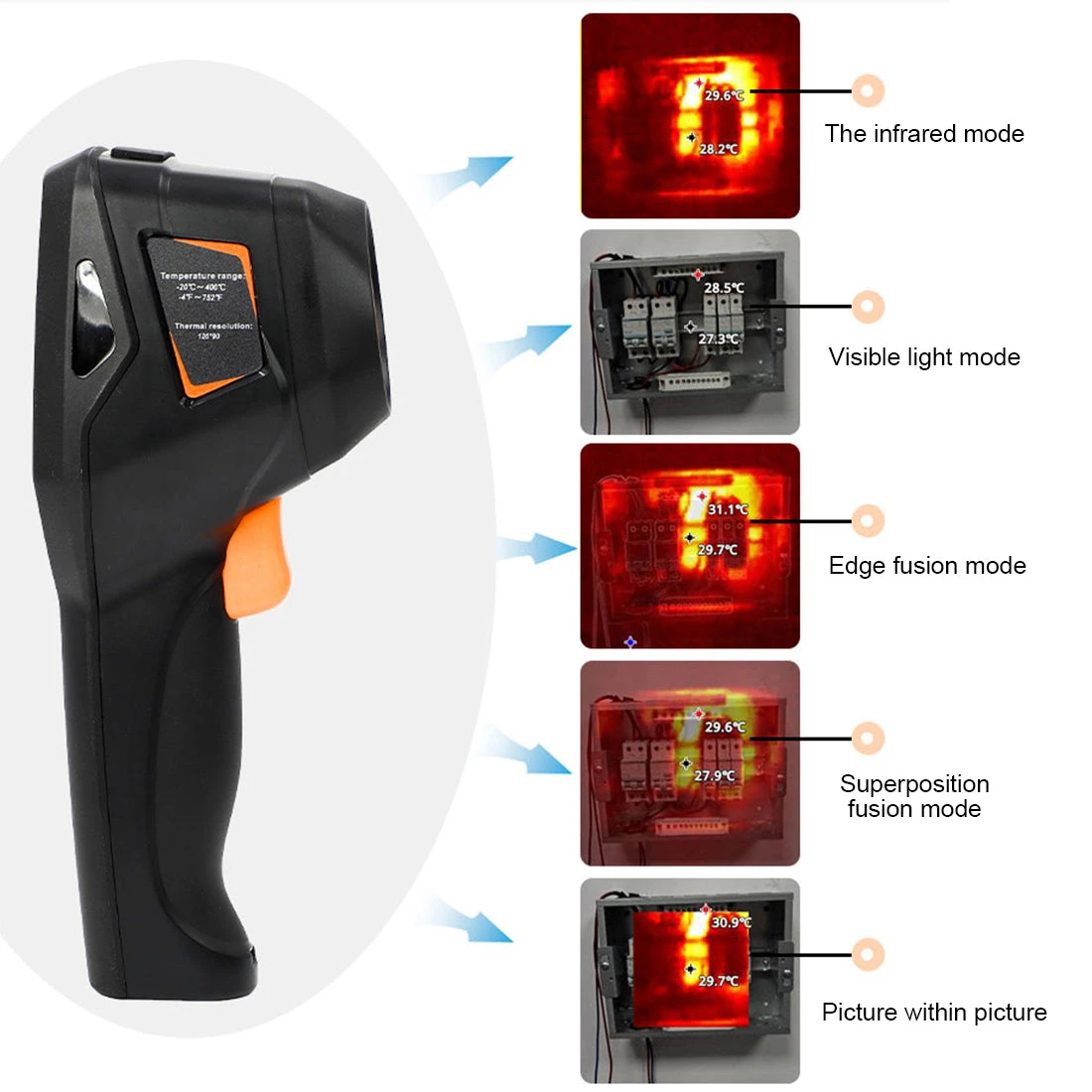 Handheld Infrared Thermal Imaging Camera For Temperature Measurement - Image 3