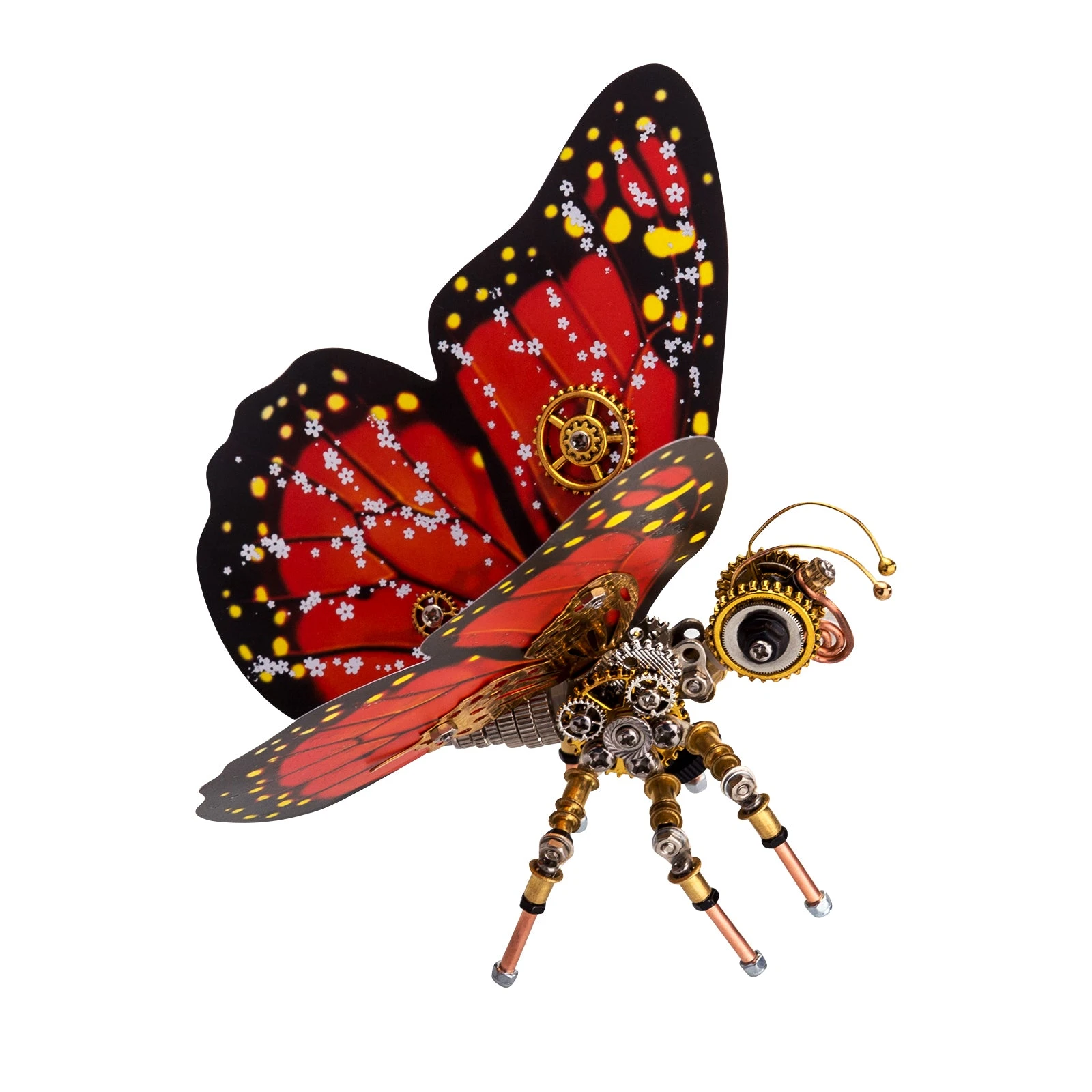 150Pcs Steampunk Butterfly Assembly Model 3D Model Kit - Image 3