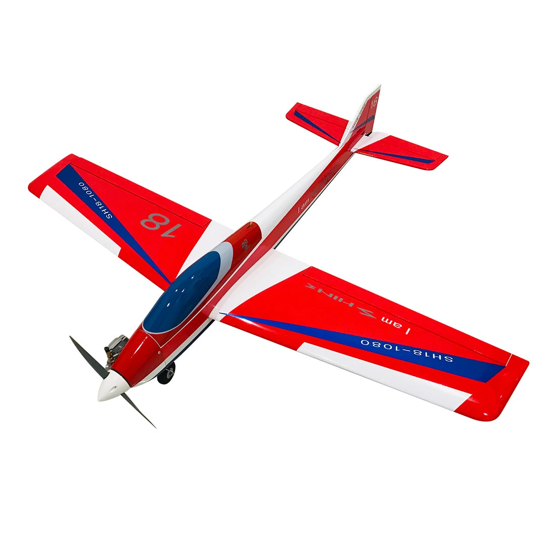 1080mm Wingspan RC Plane Gas Powered 3A Stunt Airplane Balsa Wood Airplane Model With Nitro Engine - ARF