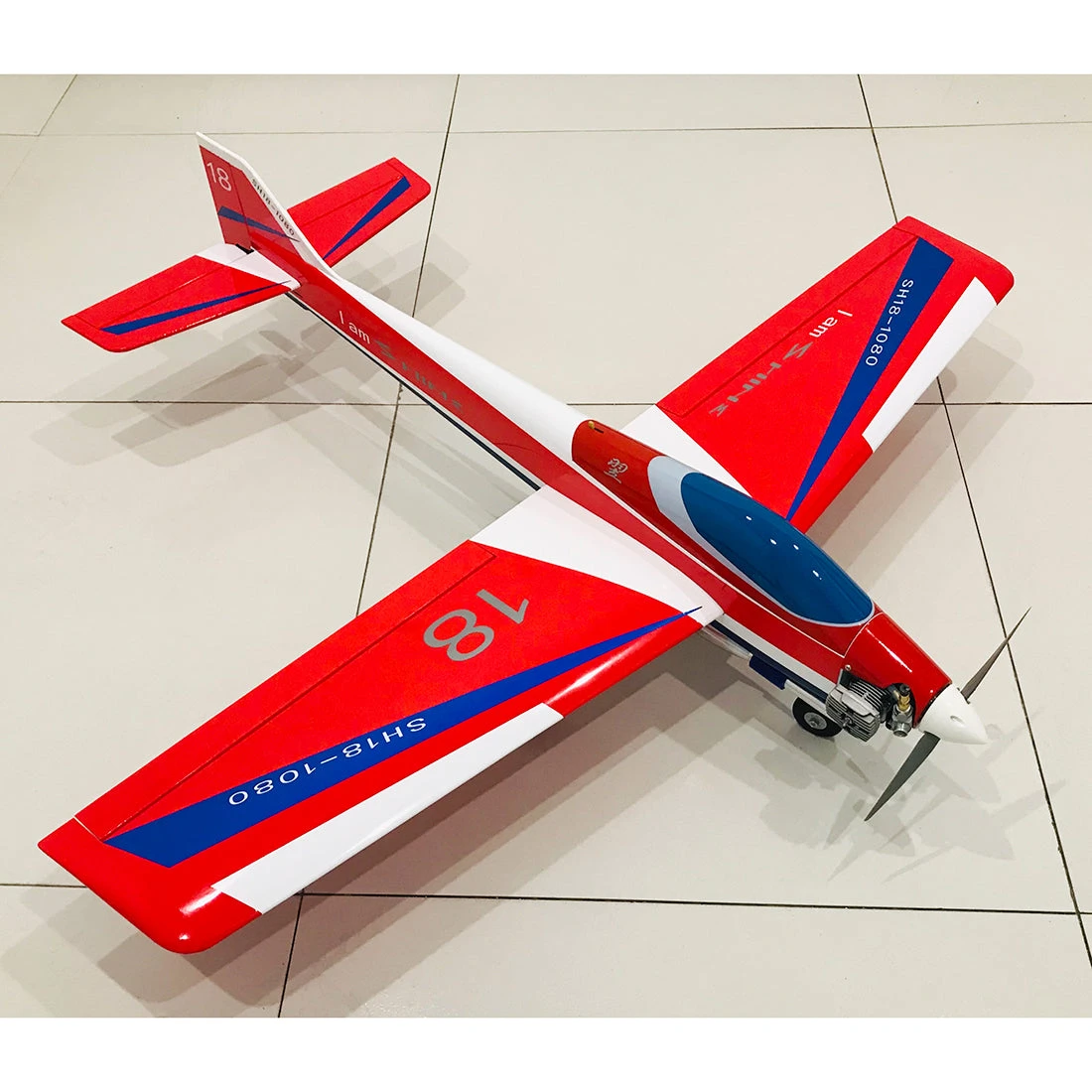 1080mm Wingspan RC Plane Gas Powered 3A Stunt Airplane Balsa Wood Airplane Model With Nitro Engine - ARF - Image 4