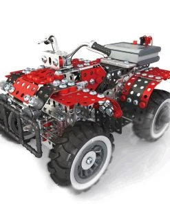 3D Metal Puzzle Electric Simulation Beach Motorcycle Model Kits DIY Metal Assembly Toys-794PCS