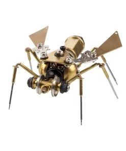 80Pcs Steampunk Insect Metal Model Kits Mechanical Crafts For Home Decor - Wasp
