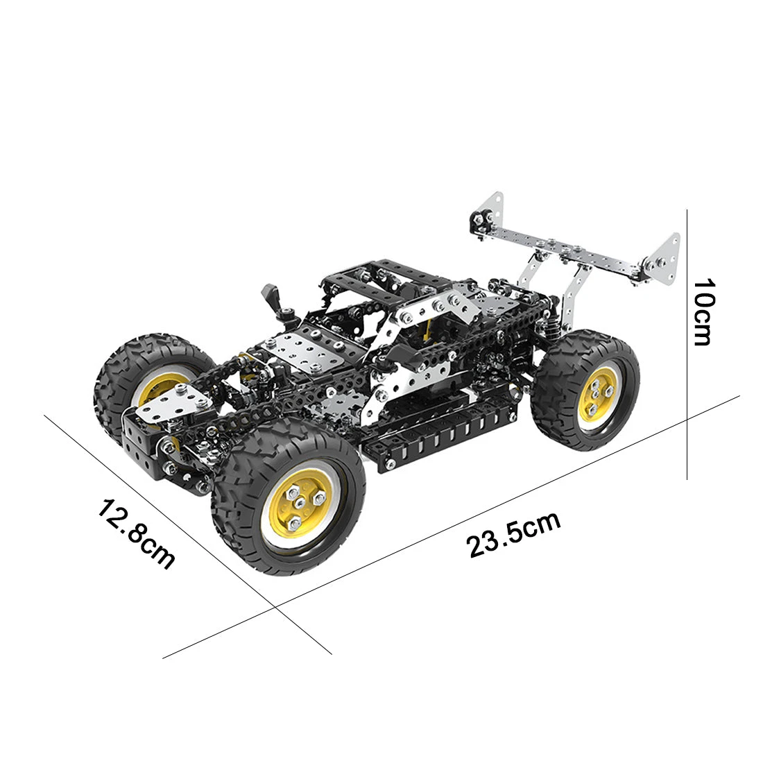 3D Metal Puzzle DIY Stainless Steel Assembly Car Toy High Speed Off-road Vehicle SW-046 Puzzle Model Kit For Adults Kids -657PCS - Image 6
