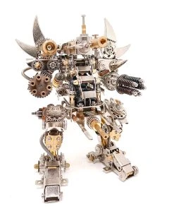 3D Metal Mechanical Puzzle Magnetic Mecha DIY Assembly Model Kit For Kids, Teens, And Adults