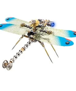 150PCS Steampunk 3D Dragonfly Model Assembly DIY Kit