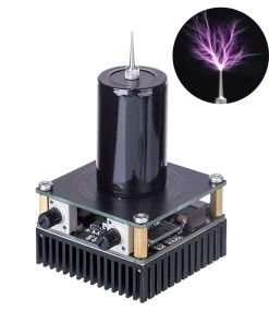 Bluetooth Music Tesla Coil Plasma Speaker Singing Loudspeaker Dual-mode Artificial Lightning Experimenting Device Teaching Tool Desktop Toy