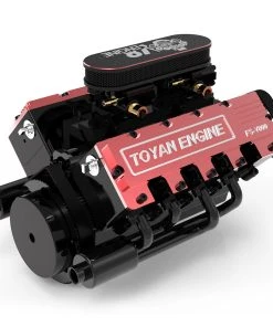 TOYAN V8 Engine FS-V800 28cc Nitro Engine - Build Your Own V8 Engine - V8 Engine Model Kit That Works