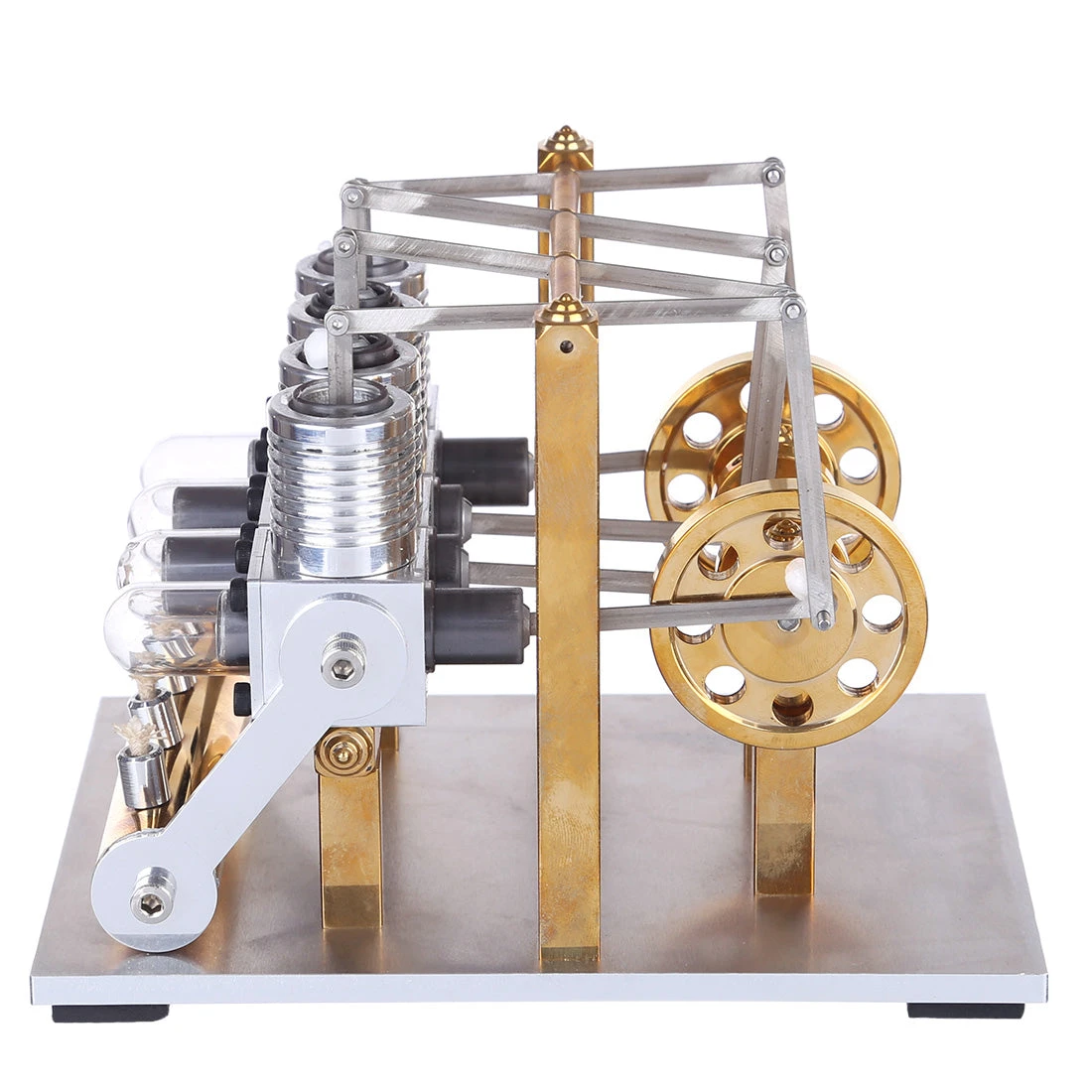 4 Cylinder Stirling Engine Kit Row Balance Stirling Engine Model External Combustion Engine - Image 5