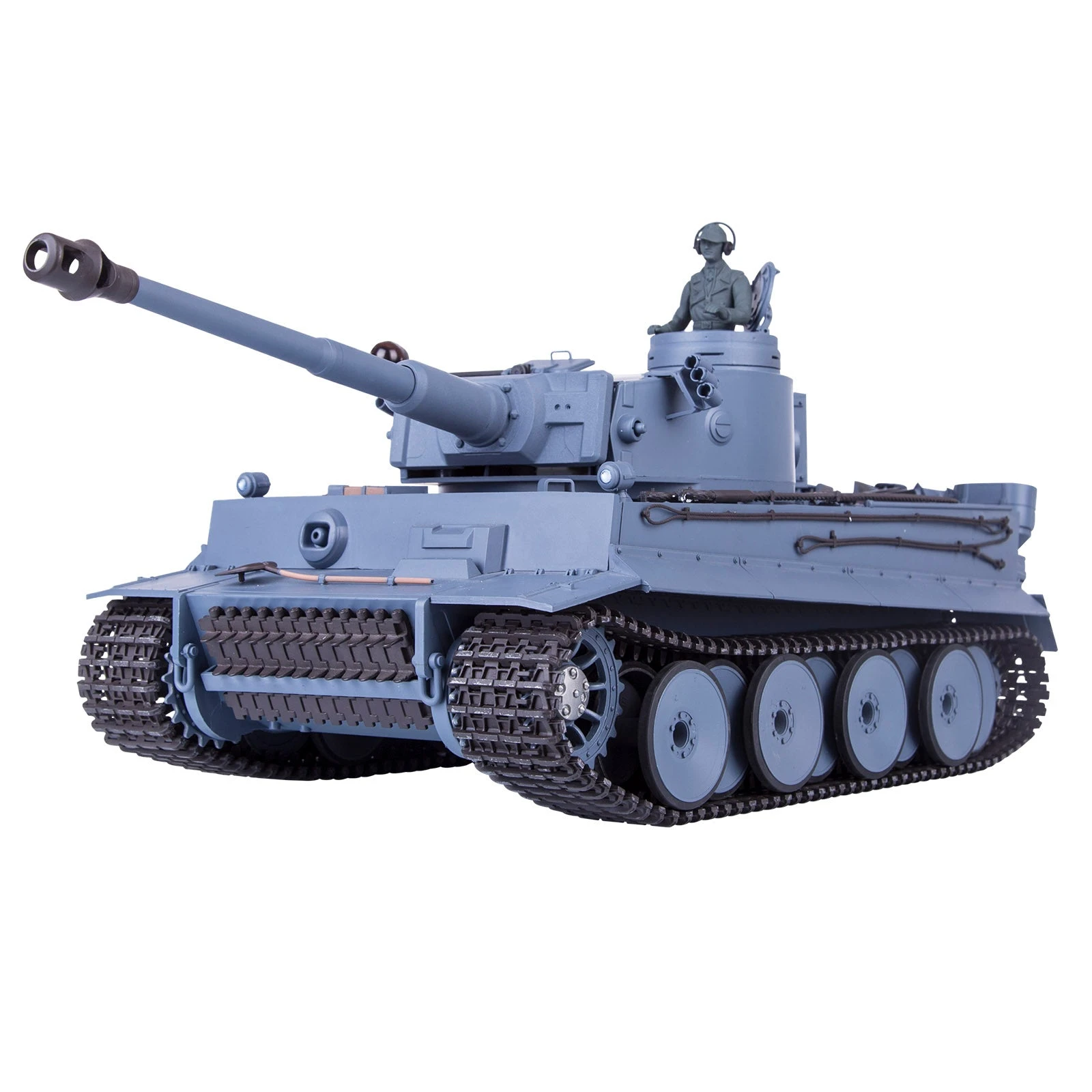 1:16 2.4G Metal German Tiger I RC Tank Infrared Battle Heavy Tank Model With Simulation Light Smoke FPV Dashcam - Image 3