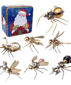3D Metal Mechanical Insect Model - Make Your Own Advent Calendar - Spider, Dragonfly, Wasp, Bee, Scorpion, Praying Mantis, Ant