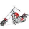 3D Metal Puzzle Simulation Alloy Electric Red Motorcycle Model Kit DIY Metal Assembly Toys-940PCS