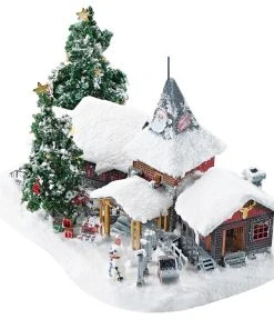 3D Metal Mechanical Santa Claus's Village Christmas Elements Colorful Model Assembly Kit For Kids, Teens, And Adults-366PCS