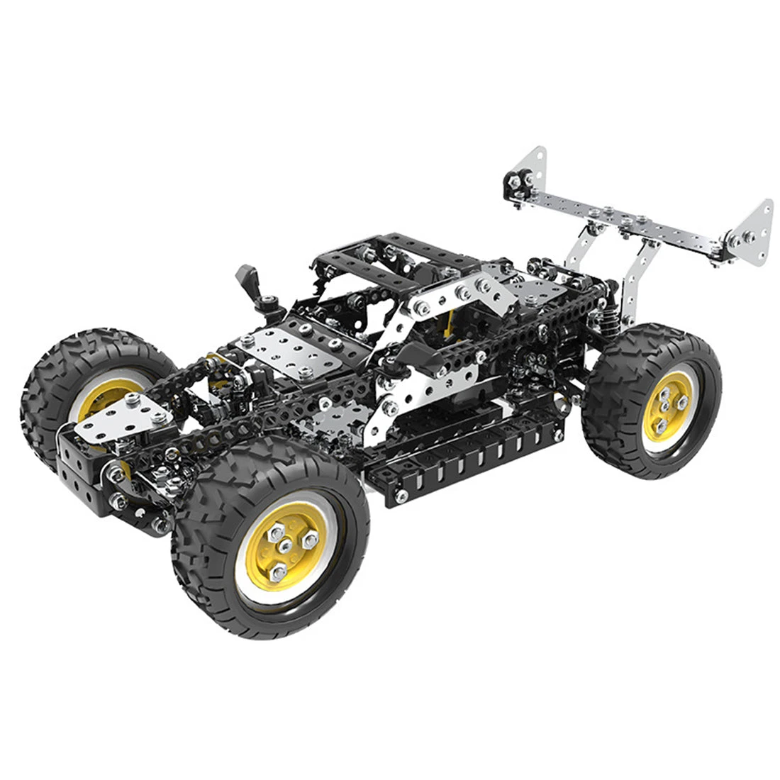 3D Metal Puzzle DIY Stainless Steel Assembly Car Toy High Speed Off-road Vehicle SW-046 Puzzle Model Kit For Adults Kids -657PCS