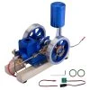 Hit And Miss Engine Full Metal IC Engine Model Water Cooled Gasoline Engine With Base Gift Collection