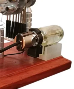 Fuel Bottle For 16 Cylinder Stirling Engine Quartz Glass Hot Cylinder Stirling Engine Model