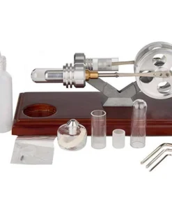 Hot Air Stirling Engine External Combustion Engine Motor Model Education Toy Electricity Power - Enginediy