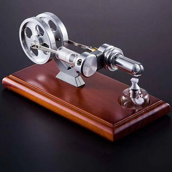 Hot Air Stirling Engine External Combustion Engine Motor Model Education Toy Electricity Power - Enginediy - Image 9