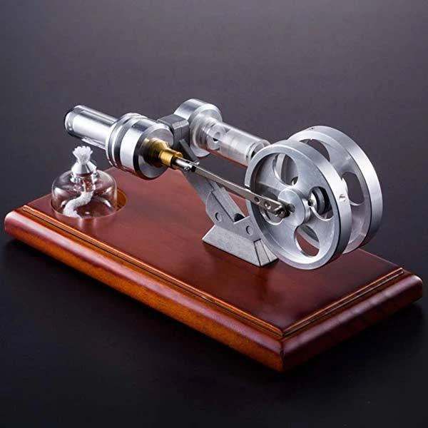 Hot Air Stirling Engine External Combustion Engine Motor Model Education Toy Electricity Power - Enginediy - Image 10