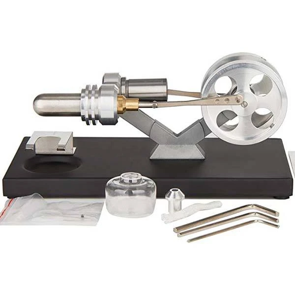 Hot Air Stirling Engine External Combustion Engine Motor Model Education Toy Electricity Power - Enginediy - Image 3