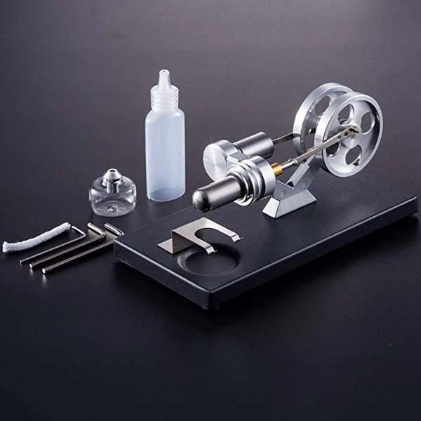 Hot Air Stirling Engine External Combustion Engine Motor Model Education Toy Electricity Power - Enginediy - Image 6