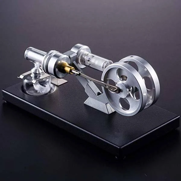 Hot Air Stirling Engine External Combustion Engine Motor Model Education Toy Electricity Power - Enginediy - Image 7