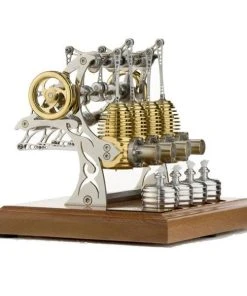 Stirling Engine 4 Cylinder Stirling Engine Kit For Gift Collection Enginediy