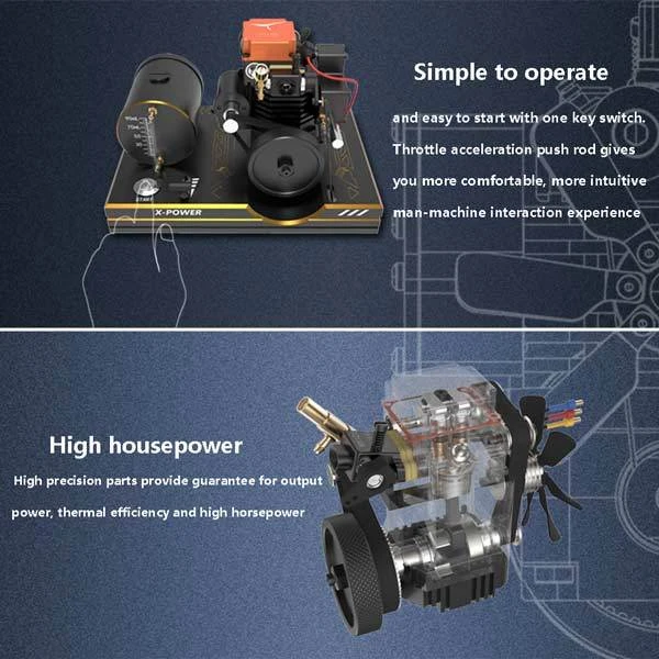 TOYAN Engine 4 Stroke RC Nitro Engine Model Kit - Build Your Engine That Works - Image 13