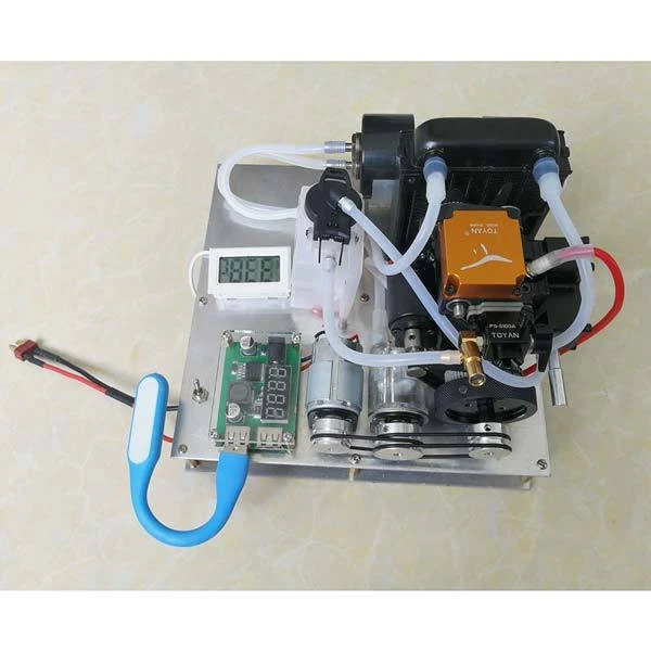 Toyan Engine FS-S100 Water-Cooled Nitro-Methanol Generator Set With Water Pump Radiator Thermometer - Image 6