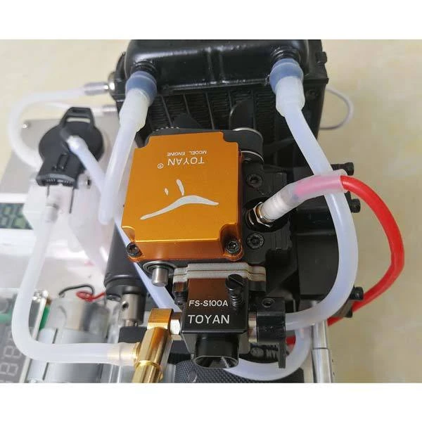 Toyan Engine FS-S100 Water-Cooled Nitro-Methanol Generator Set With Water Pump Radiator Thermometer - Image 7