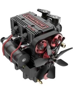 TOYAN FS-L200 Engine 2 Cylinder 4 Stroke Nitro Engine Model Kit - Build Your Own Engine That Works