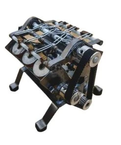 V6 Electromagnetic Motor Engine 12V DIY Runnable Generator For Science Project - Enginediy