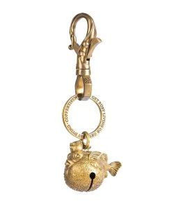 Globefish Bell Puffer Fish Keychain Pendant