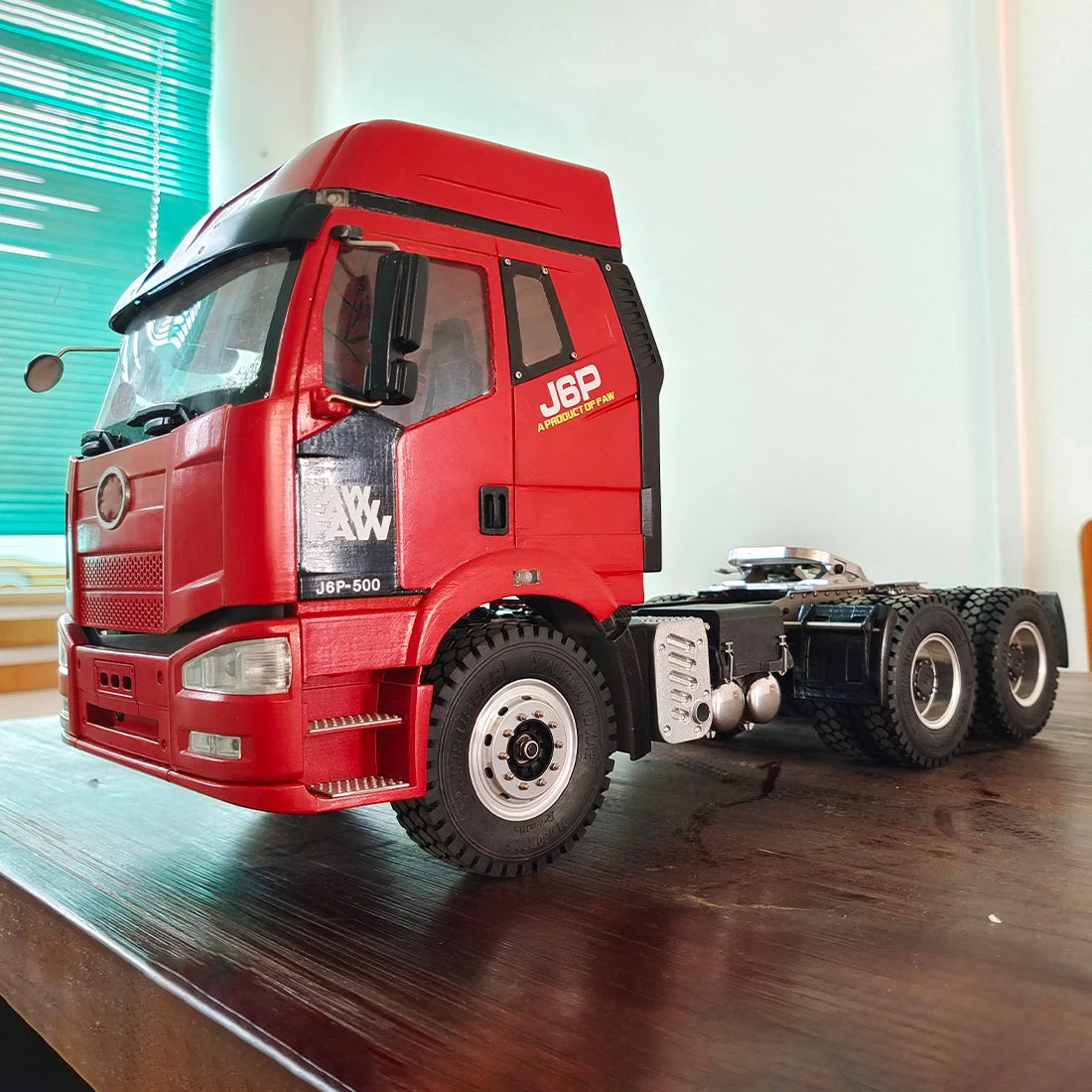 HY MODELS 1/14 RC Simulation Hydraulic Tractor-trailer Truck Engineering Machinery Vehicle Model 3-speed Gearbox - Image 13