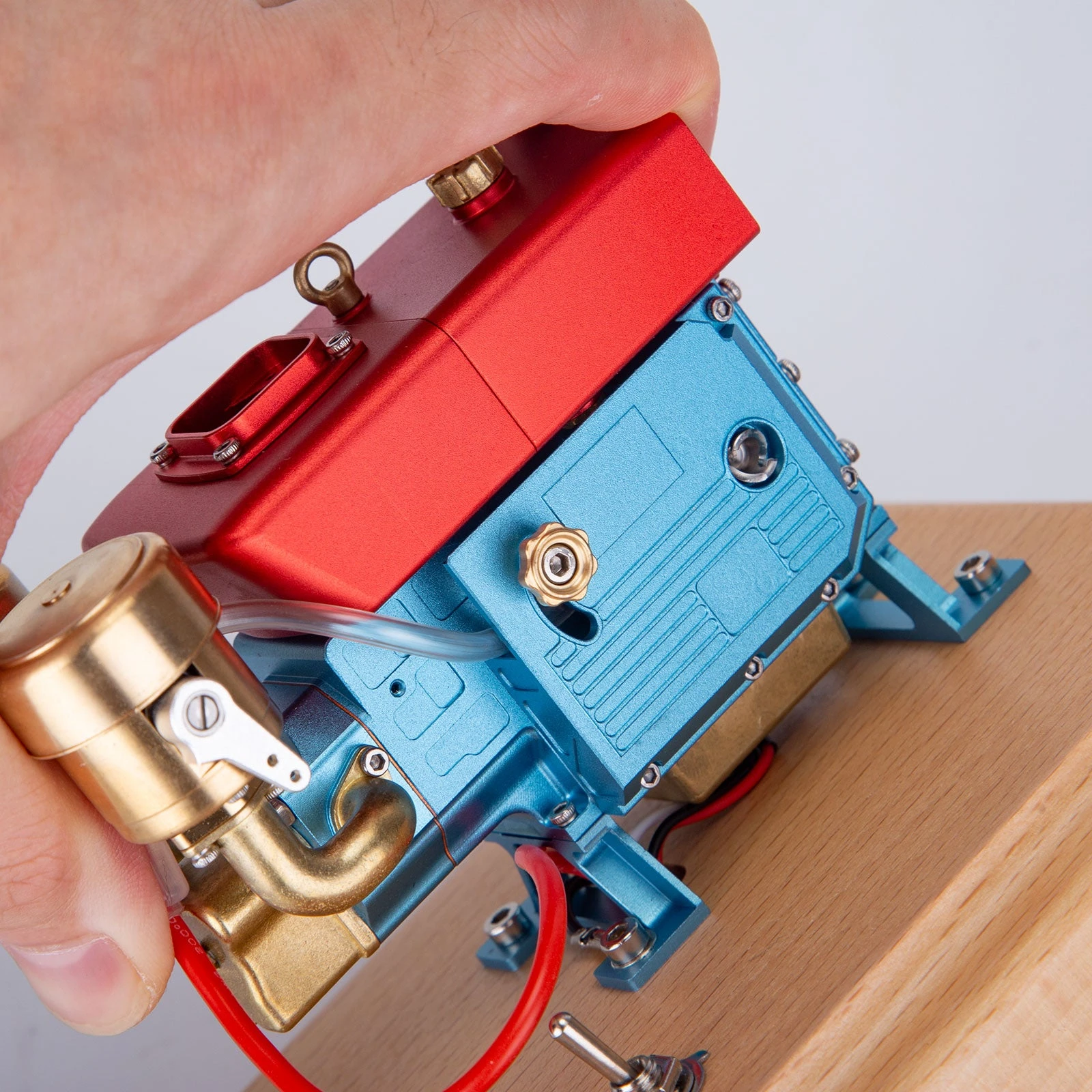 RETROL MUSA 1/8 2.2cc Mini Evaporative Water-cooled Single-cylinder Four-stroke Gasoline Engine Internal Combustion Engine Model - Speed Up To 12000rpm - Image 8