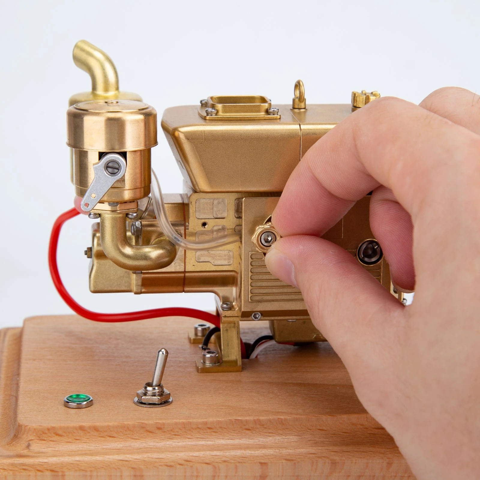 RETROL MUSA 1/8 2.2cc Mini Evaporative Water-cooled Single-cylinder Four-stroke Gasoline Engine Internal Combustion Engine Model - Speed Up To 12000rpm - Image 17